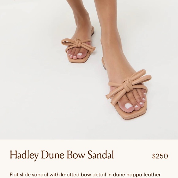 Loeffler Randall Hadley Dune Bow Sandals - Picture 8 of 8
